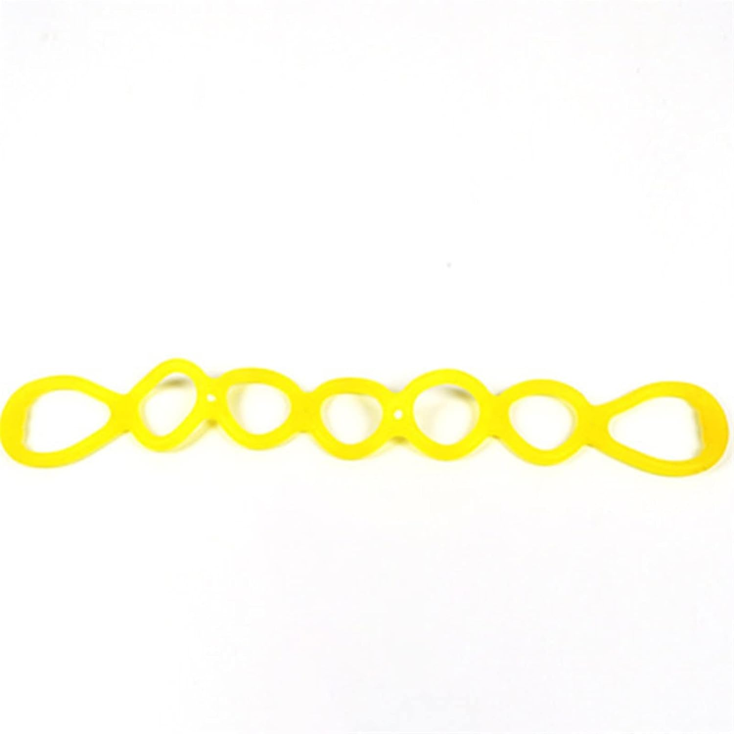 Chest Exerciser 7 Holes Pilates Yoga Fitness Resistance Band Rubber Chest Expander Rope Workout Muscle Exercise Elastic Band Sport Gym Equipment Stretchers