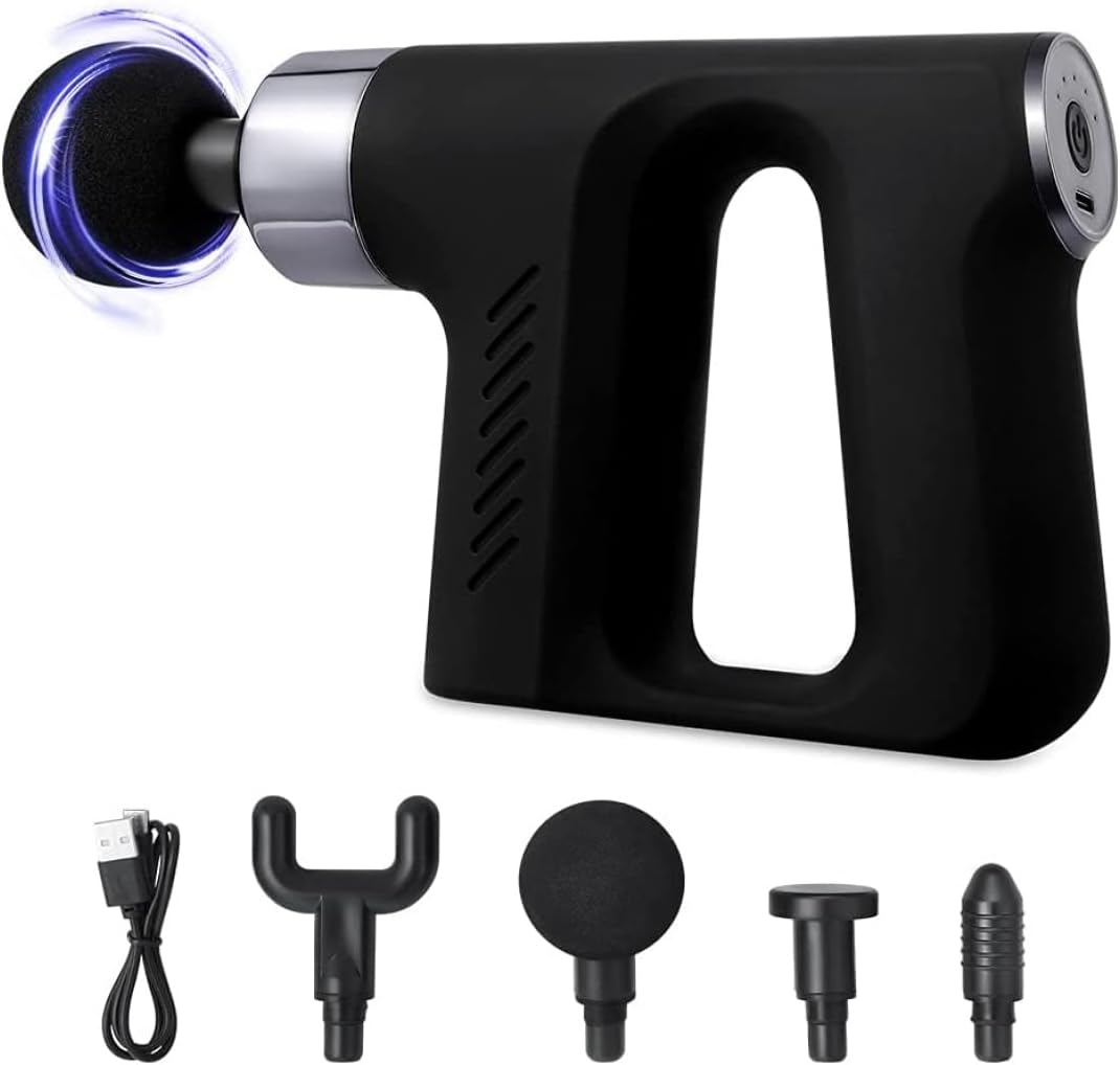 Muscle Massage Gun Fascia Gun Guns Gun Massager Tissue and Muscle Relaxation Massager for Neck, Body, Shoulders, Massage Device, Gun Massager