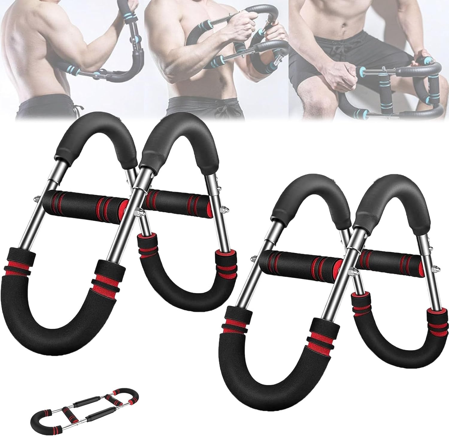 , Arm Exerciser, Adjustable Chest Expander, Adjustable Strength Trainer, Home Fitness Equipment, Men Upper Body Strength Training Machine