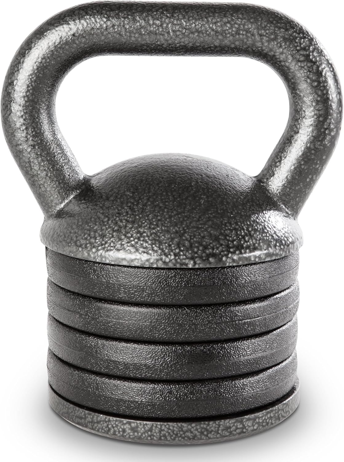 Adjustable Heavy-Duty Exercise Kettlebell Weight Set Strength Training and Weightlifting Equipment for Home Gyms  Grey